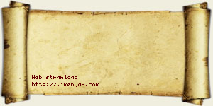 Jefimija Novačić vizit kartica